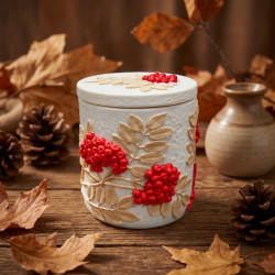Шкатулка с рябиной, форма для гипса Шкатулка с рябиной, форма для гипса